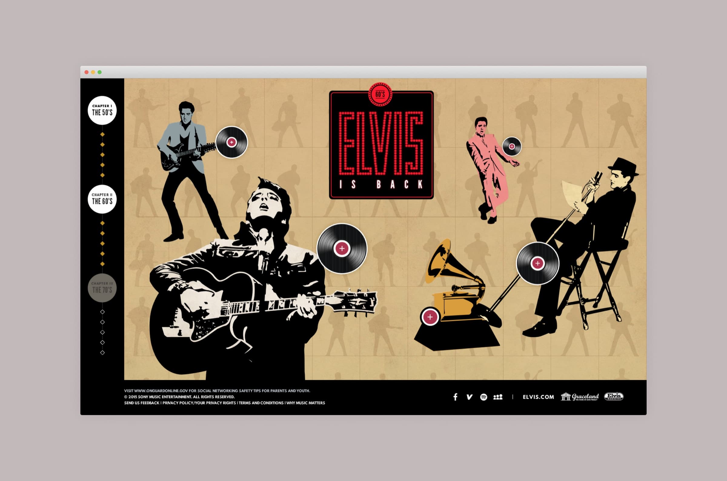 Elvis archive interface 11.