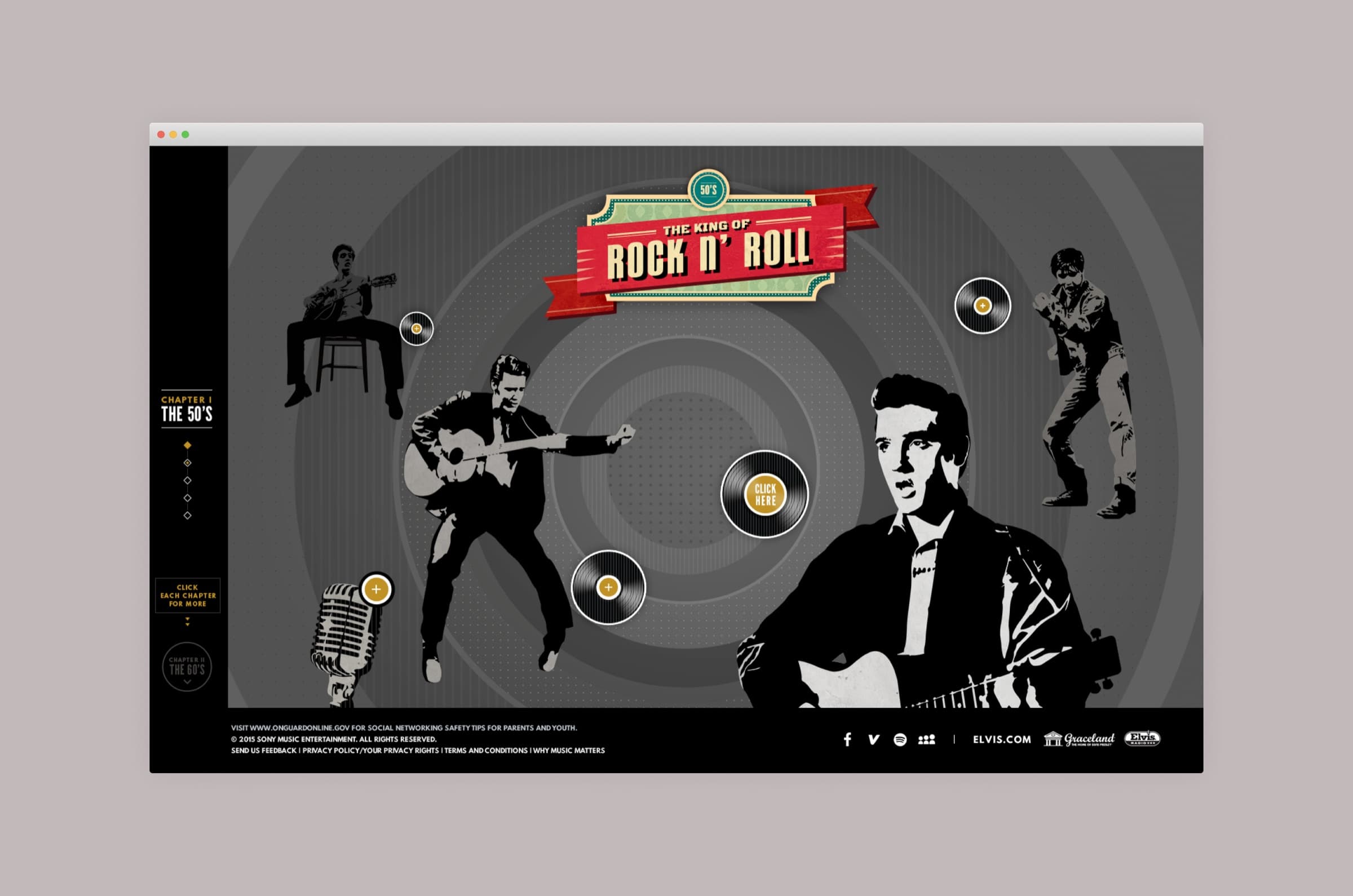 Elvis archive interface 12.