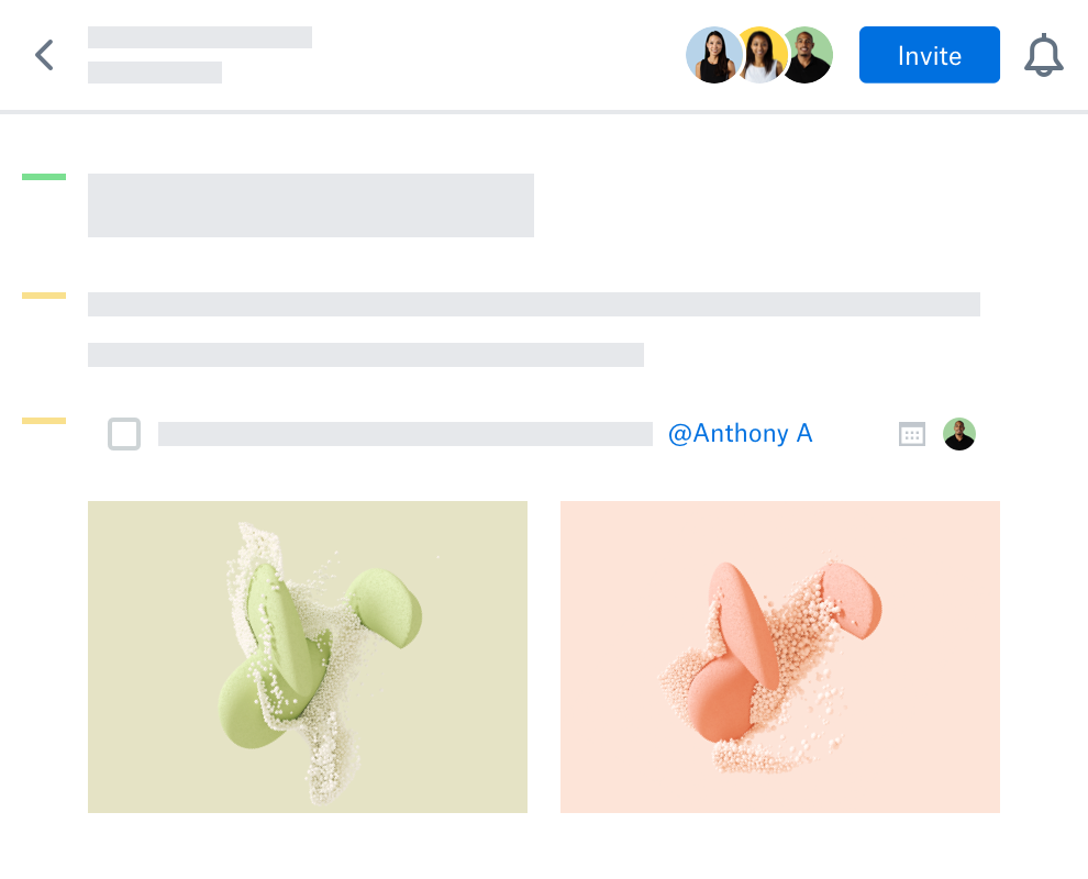 Paper task management interface preview.
